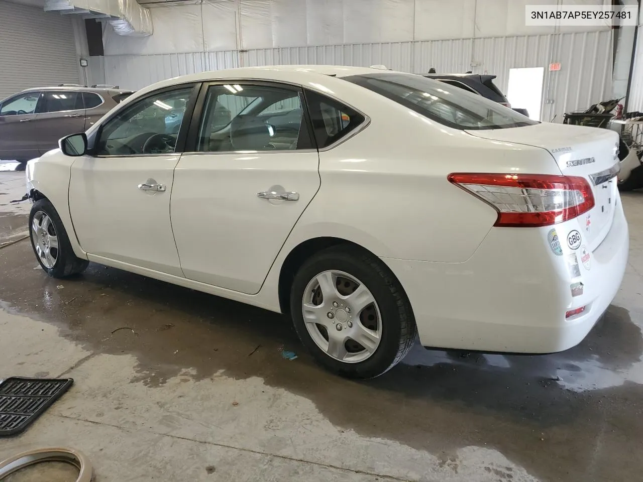 2014 Nissan Sentra S VIN: 3N1AB7AP5EY257481 Lot: 71392064