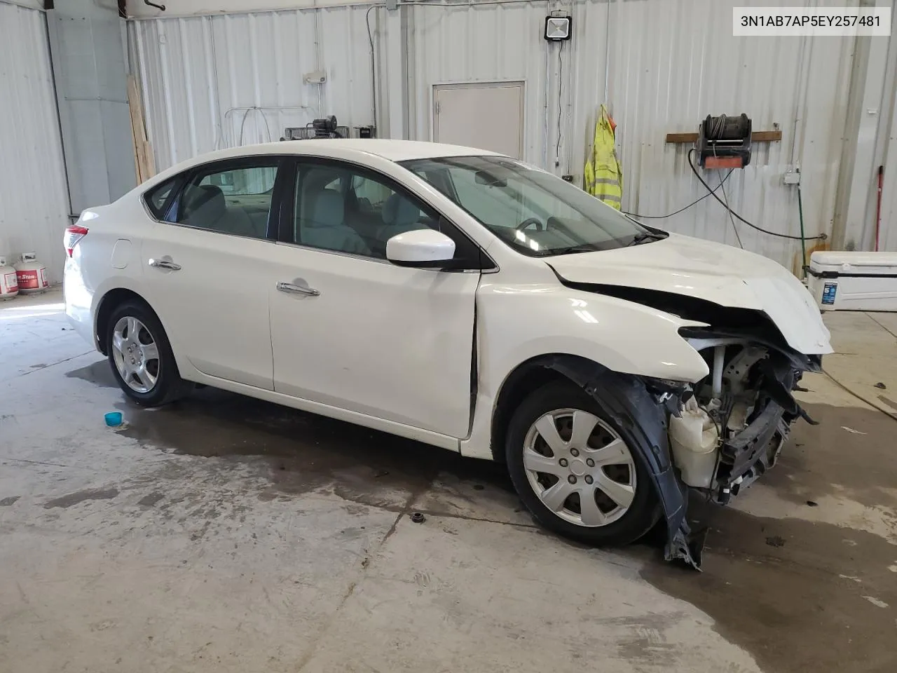 2014 Nissan Sentra S VIN: 3N1AB7AP5EY257481 Lot: 71392064