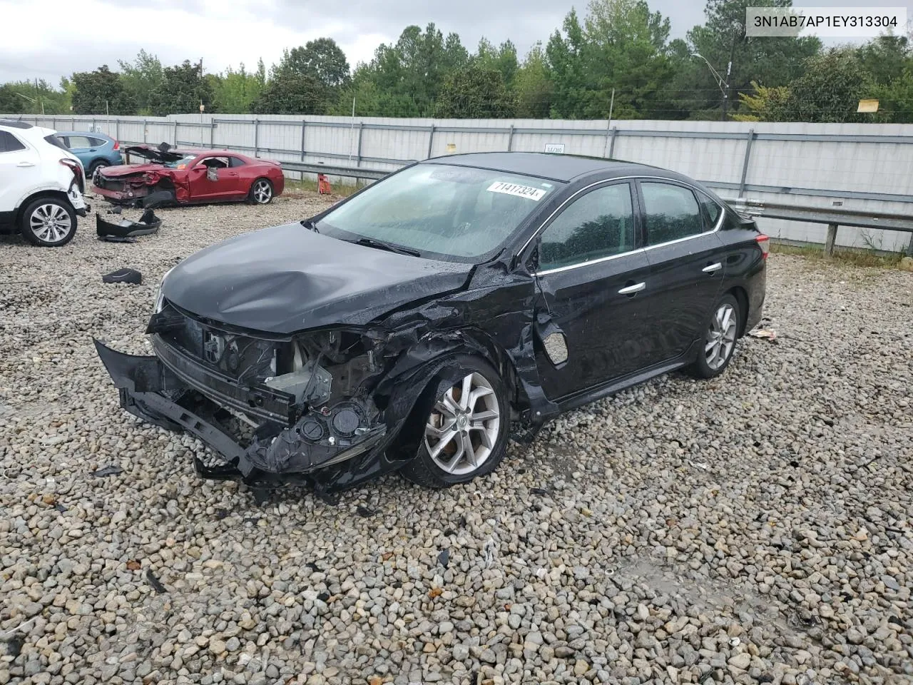 2014 Nissan Sentra S VIN: 3N1AB7AP1EY313304 Lot: 71417324