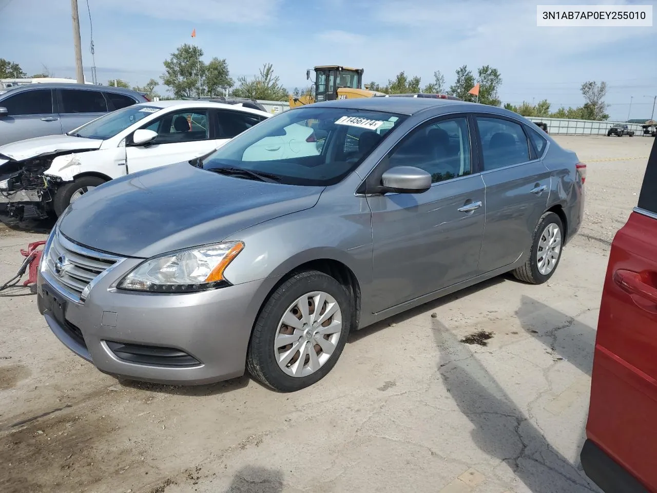 2014 Nissan Sentra S VIN: 3N1AB7AP0EY255010 Lot: 71456774