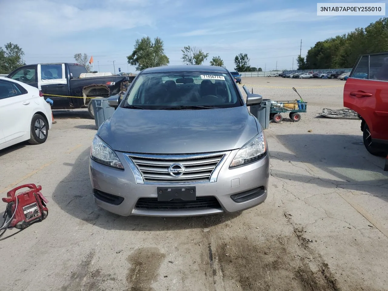 2014 Nissan Sentra S VIN: 3N1AB7AP0EY255010 Lot: 71456774