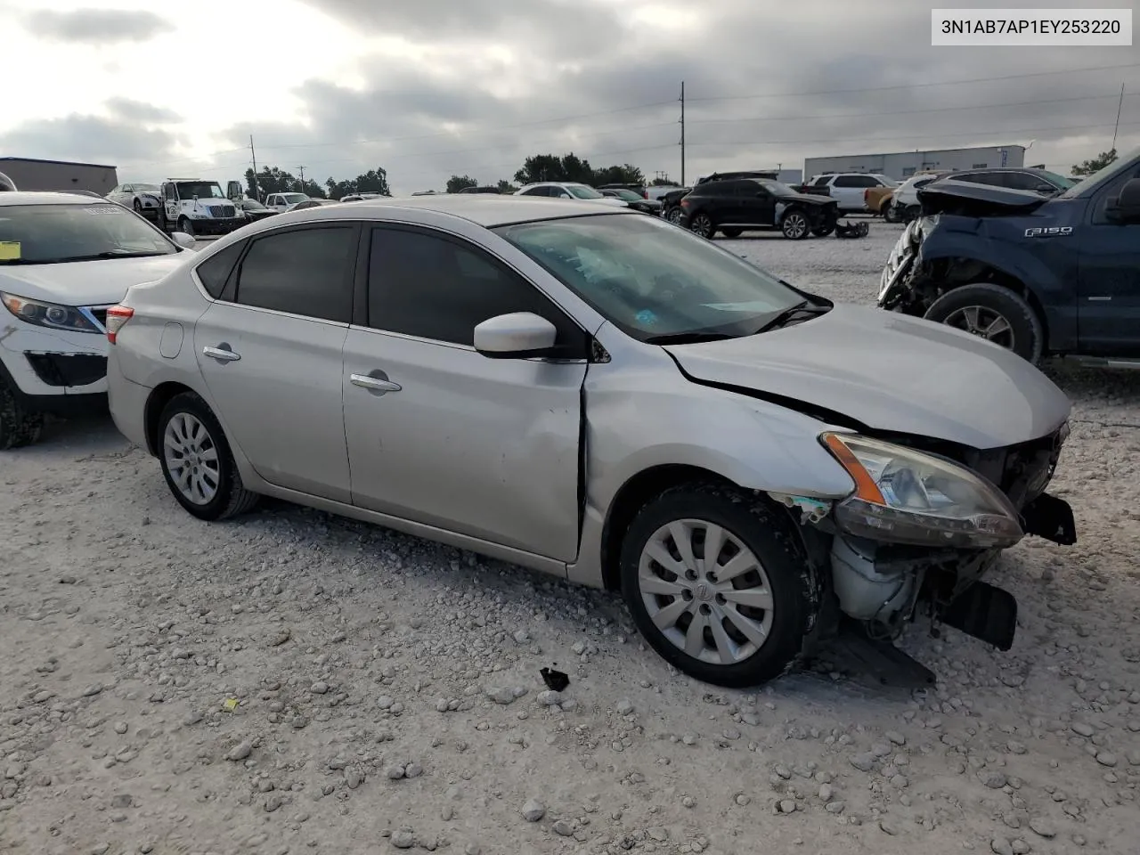 2014 Nissan Sentra S VIN: 3N1AB7AP1EY253220 Lot: 71550304