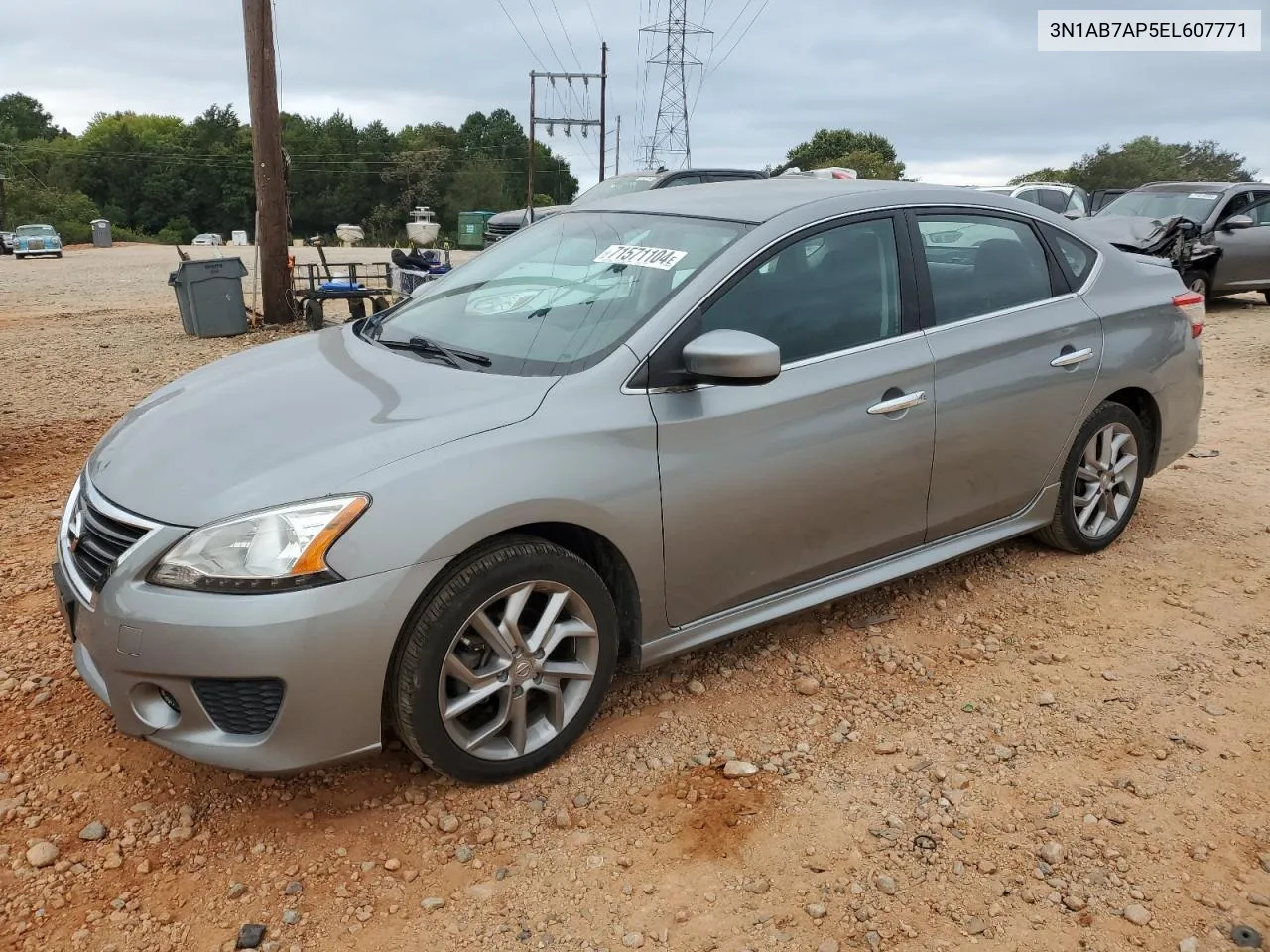 3N1AB7AP5EL607771 2014 Nissan Sentra S