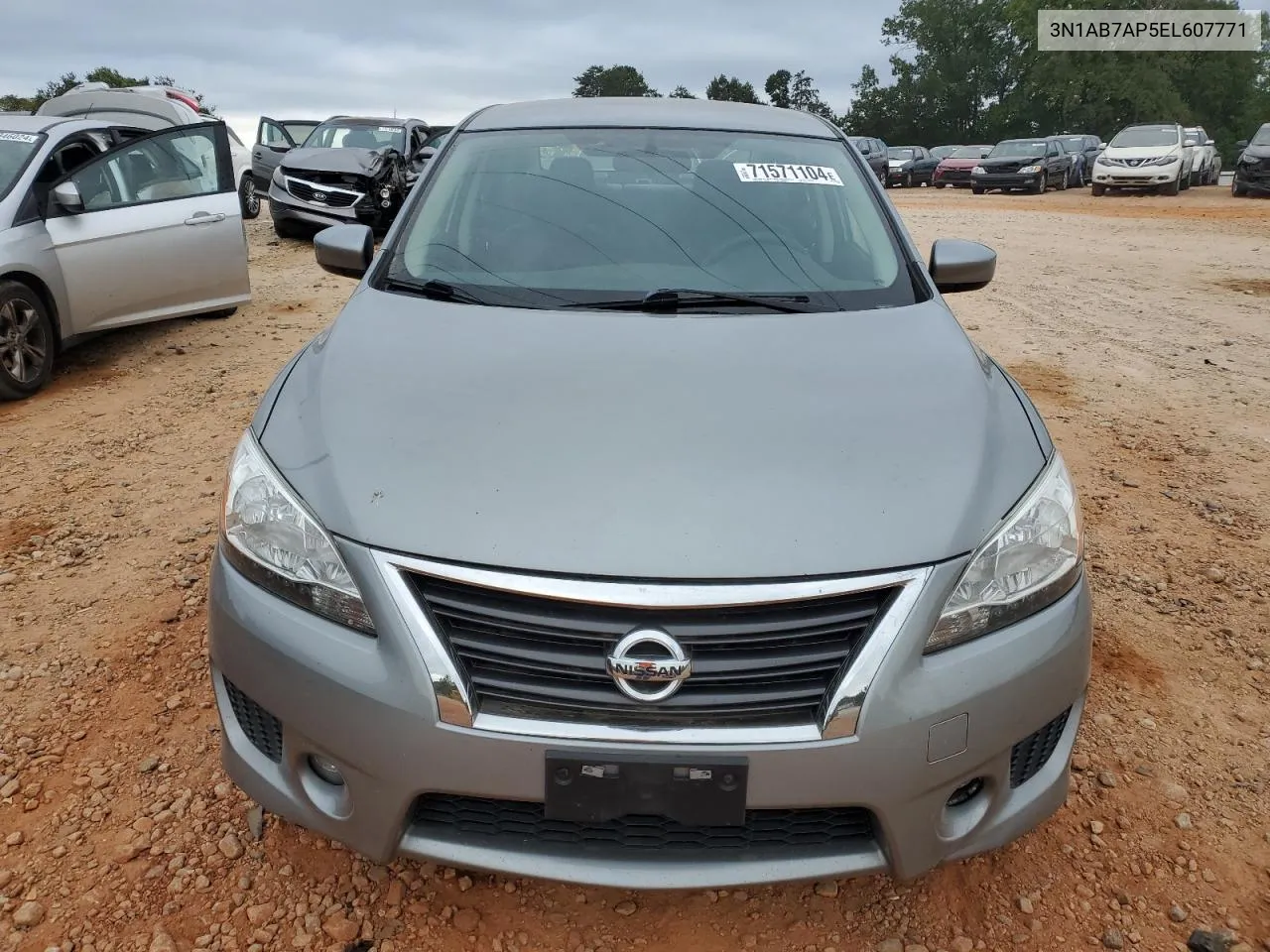 2014 Nissan Sentra S VIN: 3N1AB7AP5EL607771 Lot: 71571104