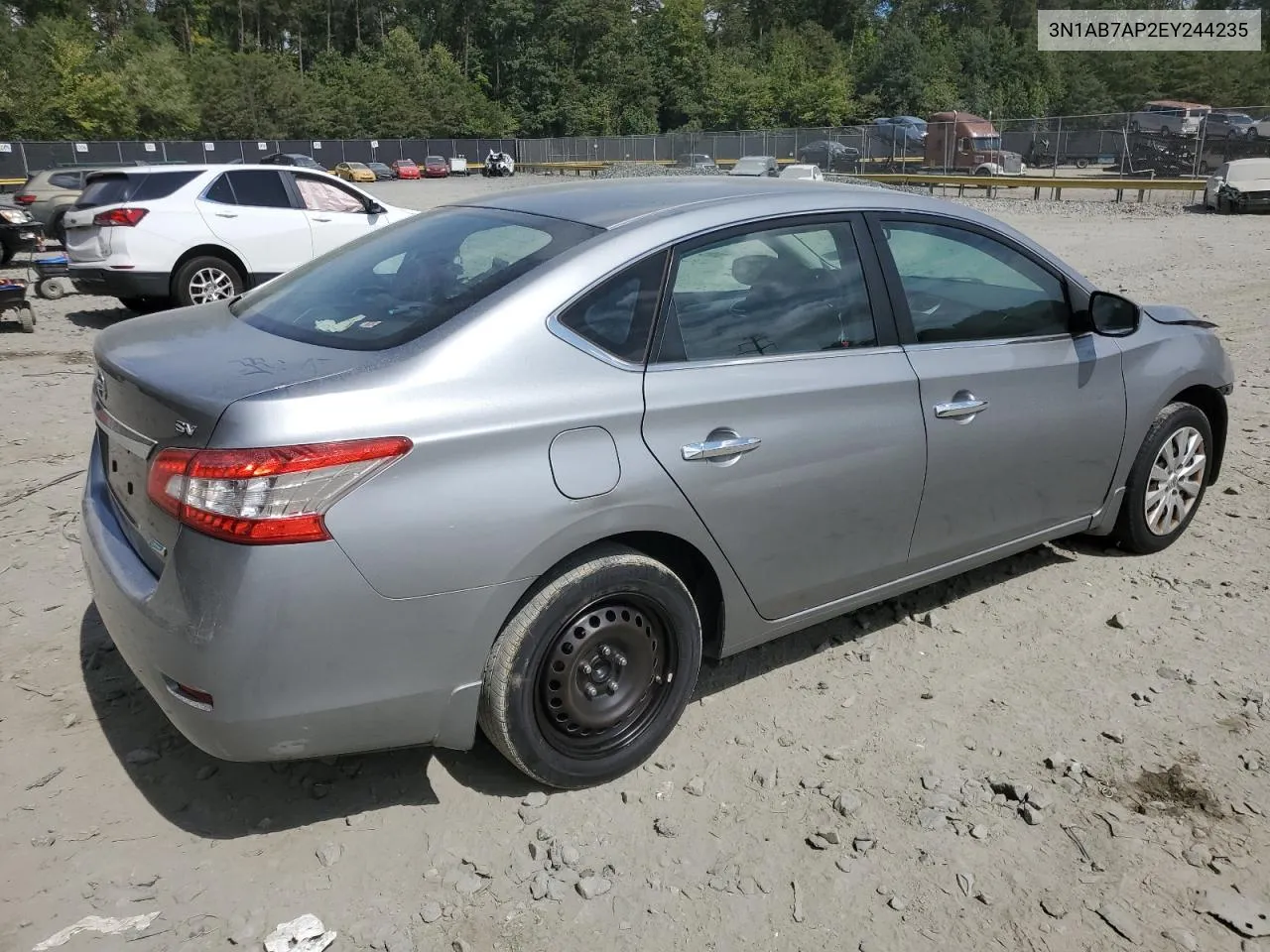 2014 Nissan Sentra S VIN: 3N1AB7AP2EY244235 Lot: 71604404