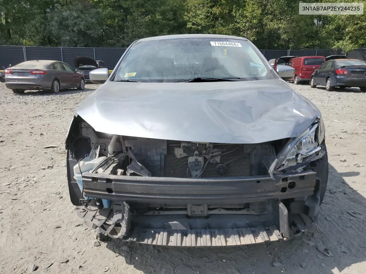 2014 Nissan Sentra S VIN: 3N1AB7AP2EY244235 Lot: 71604404