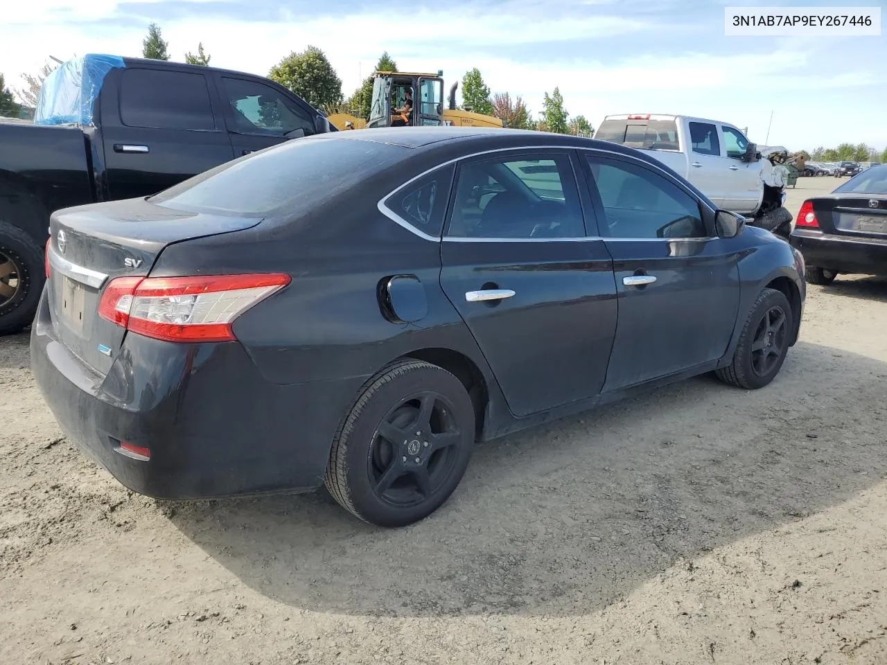 3N1AB7AP9EY267446 2014 Nissan Sentra S