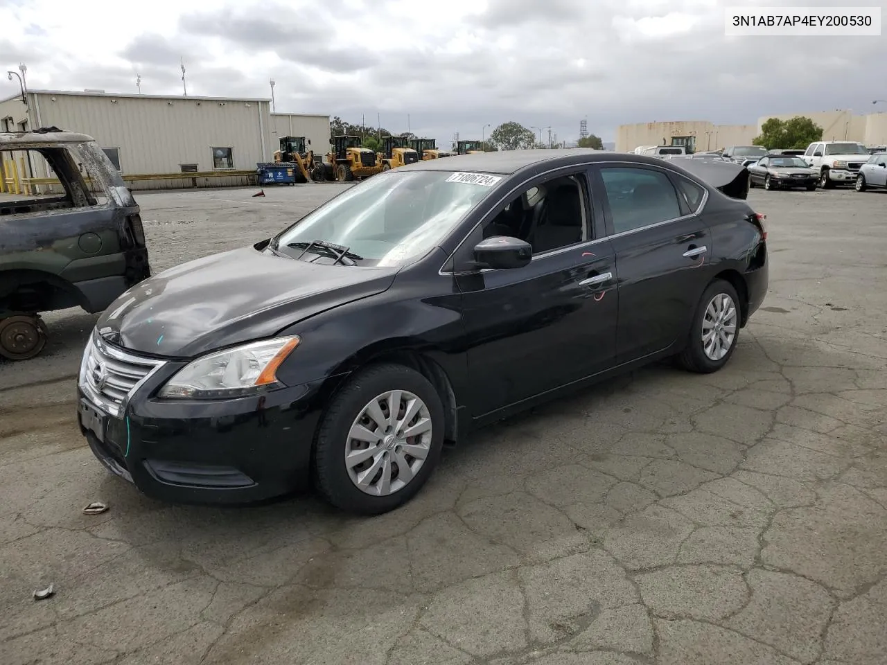 2014 Nissan Sentra S VIN: 3N1AB7AP4EY200530 Lot: 71806724