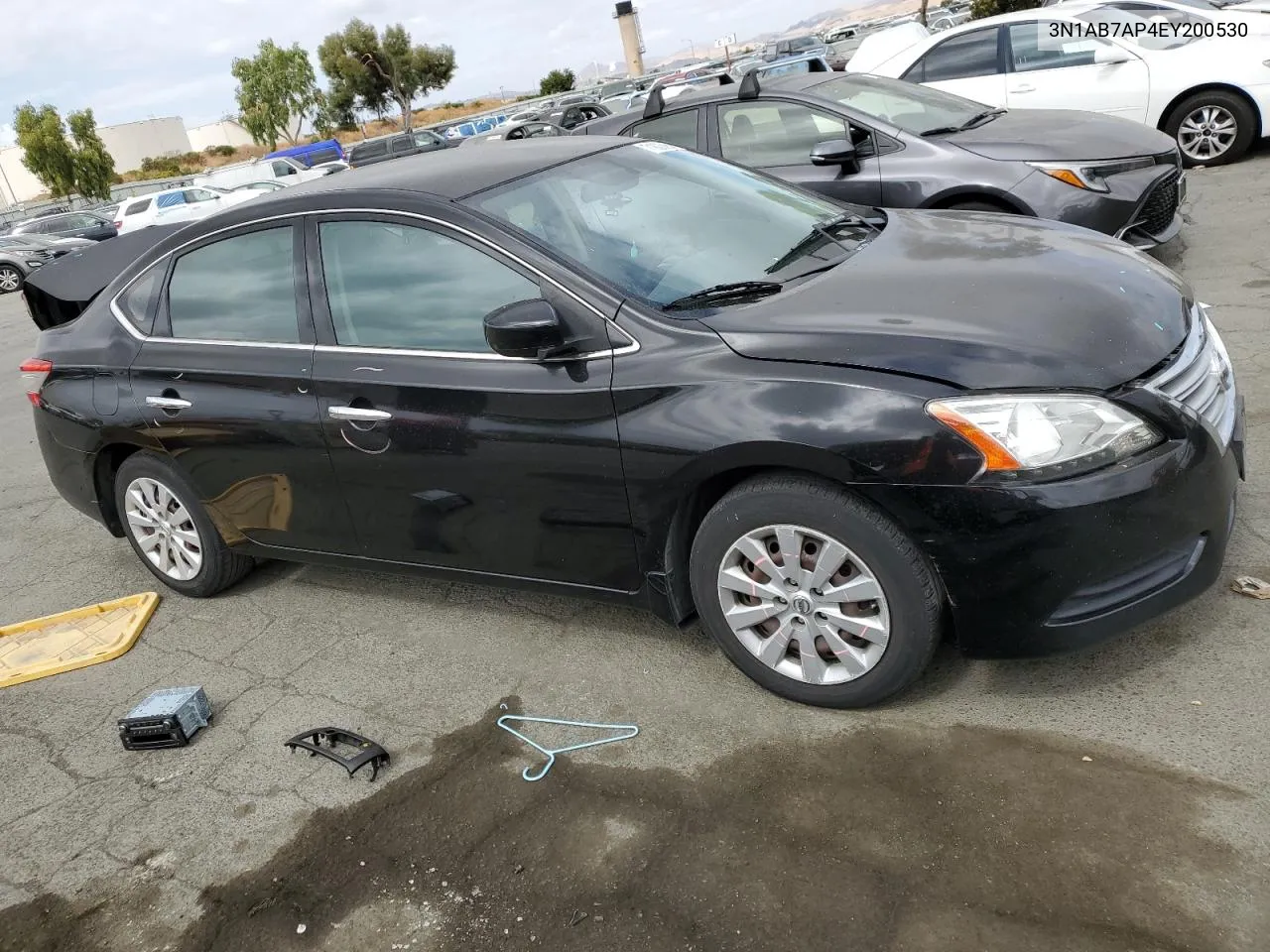 2014 Nissan Sentra S VIN: 3N1AB7AP4EY200530 Lot: 71806724