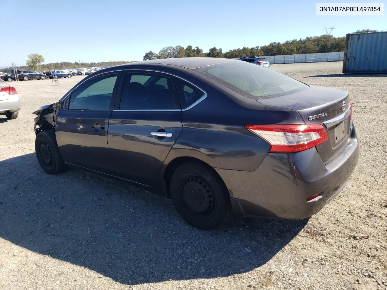 3N1AB7AP8EL697854 2014 Nissan Sentra S