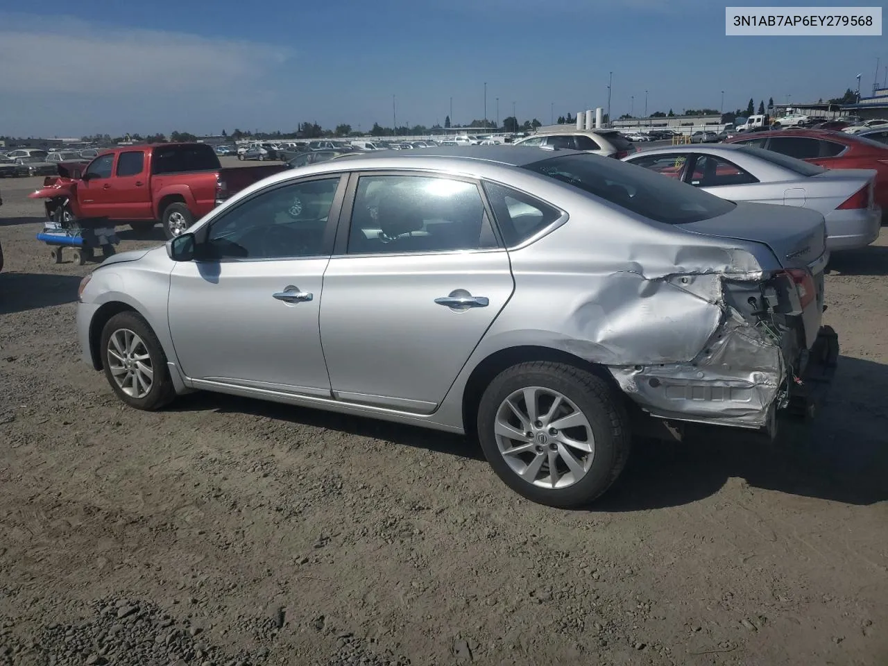 2014 Nissan Sentra S VIN: 3N1AB7AP6EY279568 Lot: 72011384