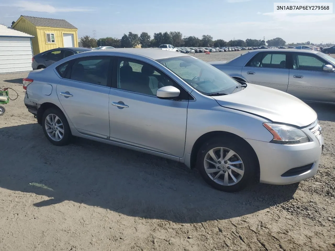 2014 Nissan Sentra S VIN: 3N1AB7AP6EY279568 Lot: 72011384