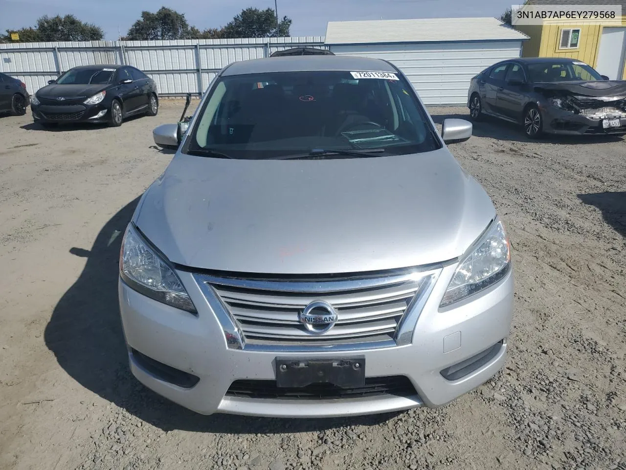 2014 Nissan Sentra S VIN: 3N1AB7AP6EY279568 Lot: 72011384