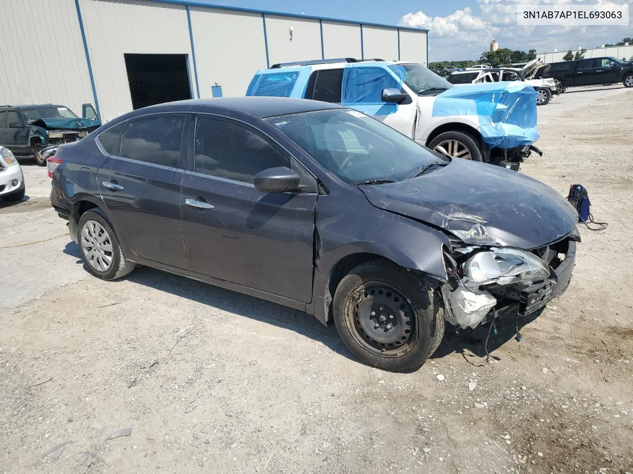 3N1AB7AP1EL693063 2014 Nissan Sentra S