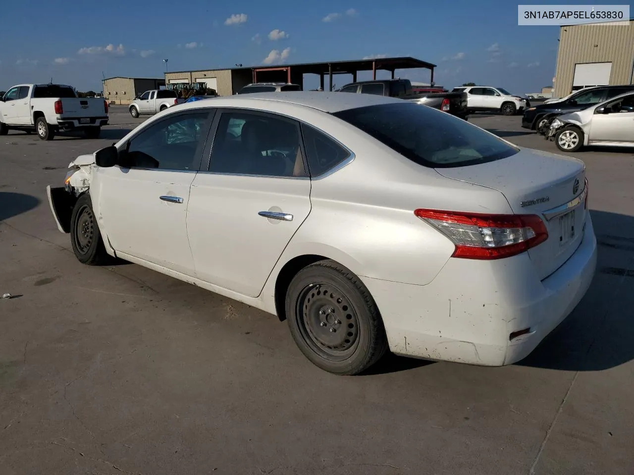 2014 Nissan Sentra S VIN: 3N1AB7AP5EL653830 Lot: 72234284