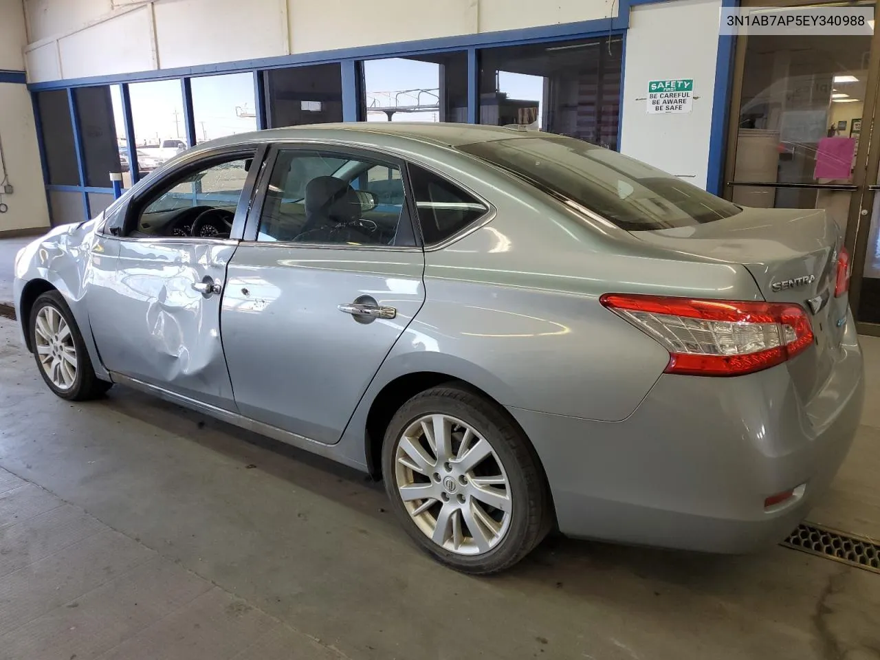 2014 Nissan Sentra S VIN: 3N1AB7AP5EY340988 Lot: 72354714