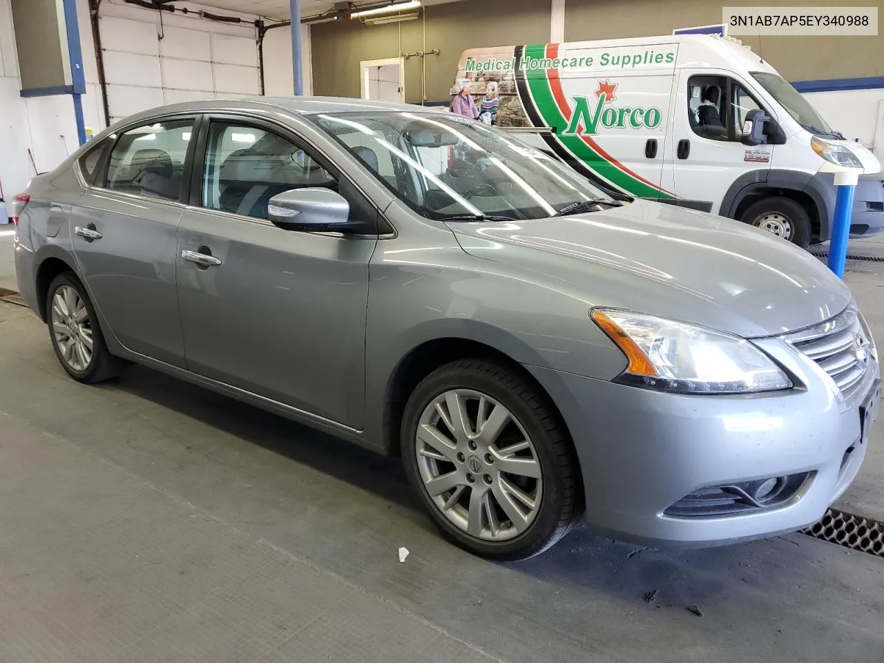 2014 Nissan Sentra S VIN: 3N1AB7AP5EY340988 Lot: 72354714