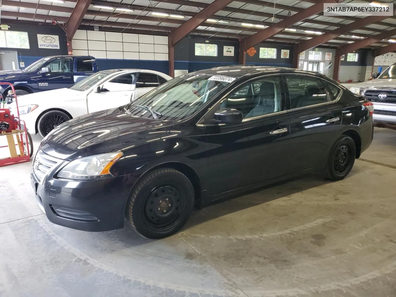 2014 Nissan Sentra S VIN: 3N1AB7AP6EY337212 Lot: 72396074