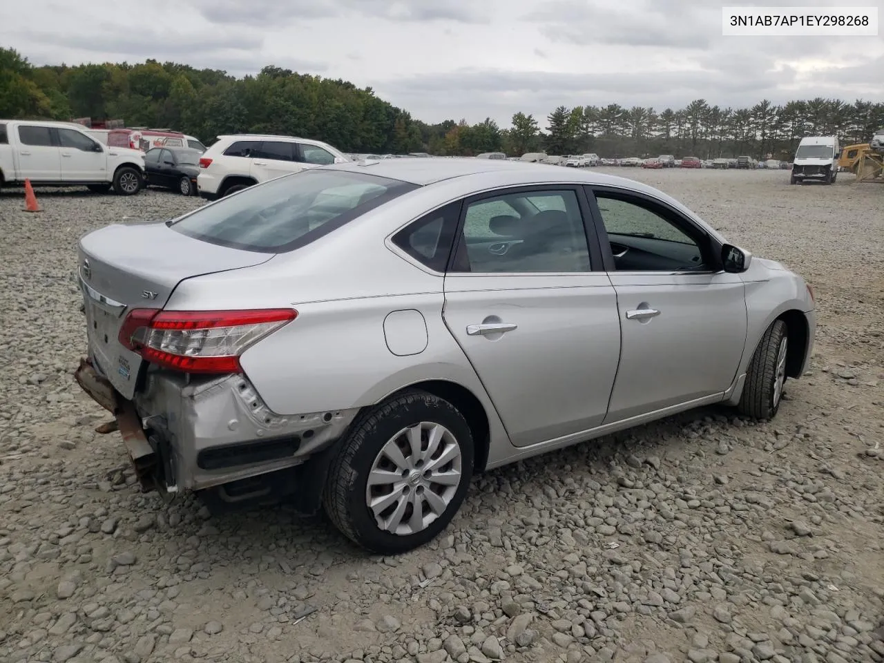 2014 Nissan Sentra S VIN: 3N1AB7AP1EY298268 Lot: 72438454