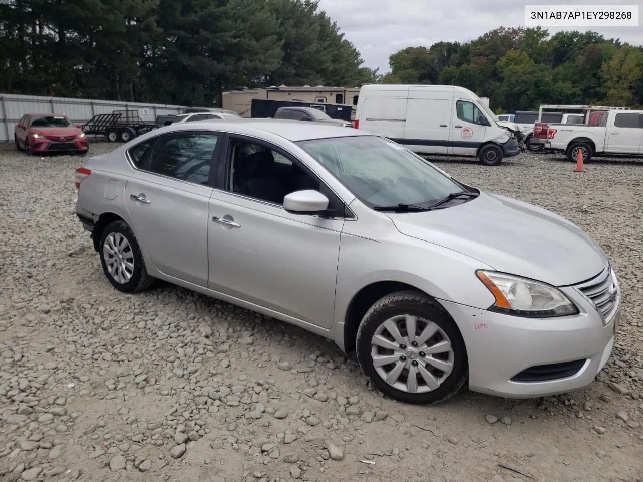 2014 Nissan Sentra S VIN: 3N1AB7AP1EY298268 Lot: 72438454