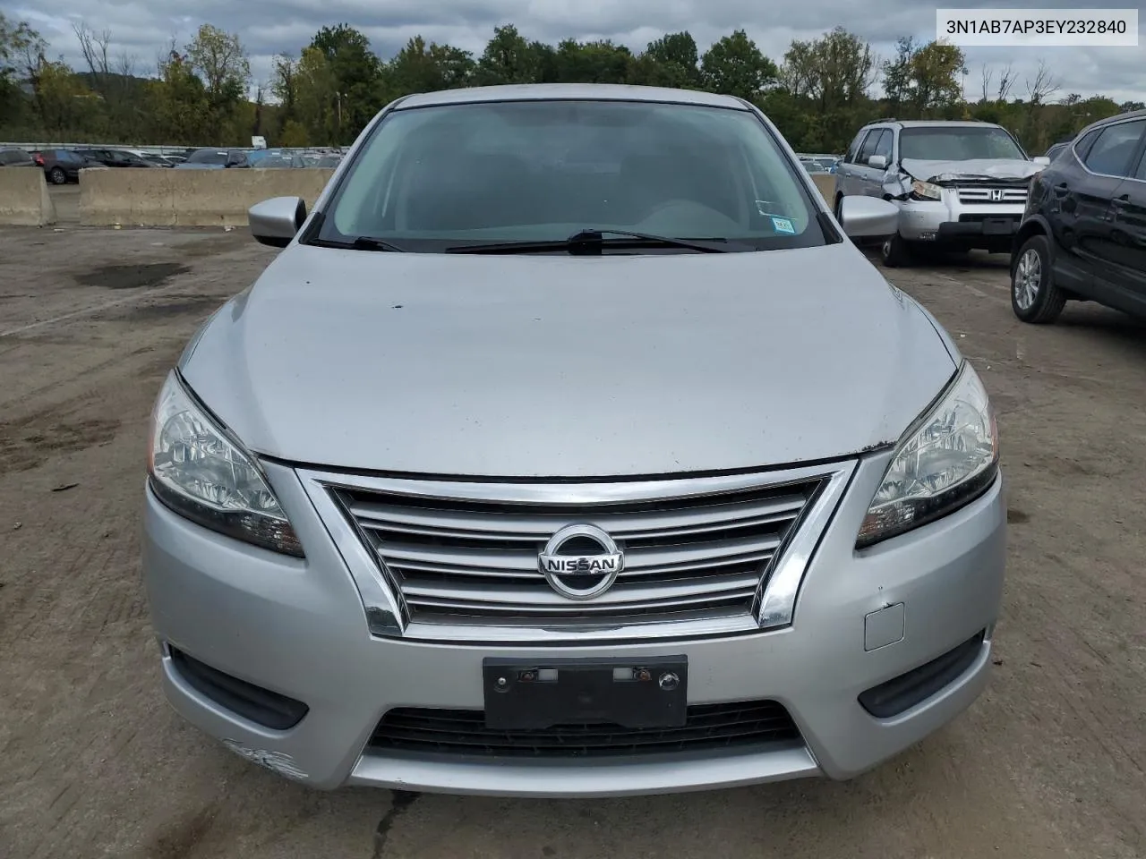 2014 Nissan Sentra S VIN: 3N1AB7AP3EY232840 Lot: 72629474