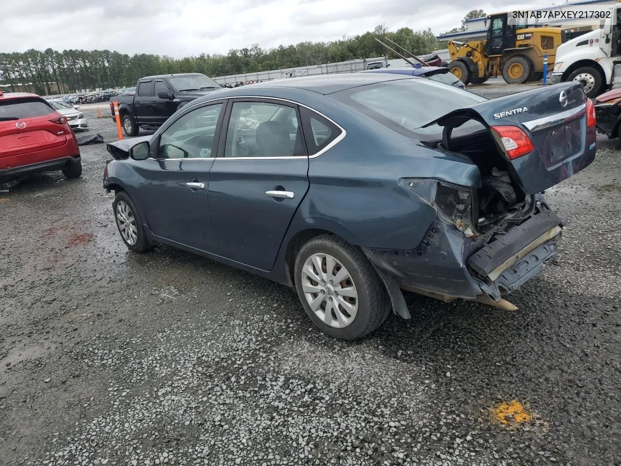 2014 Nissan Sentra S VIN: 3N1AB7APXEY217302 Lot: 72992944