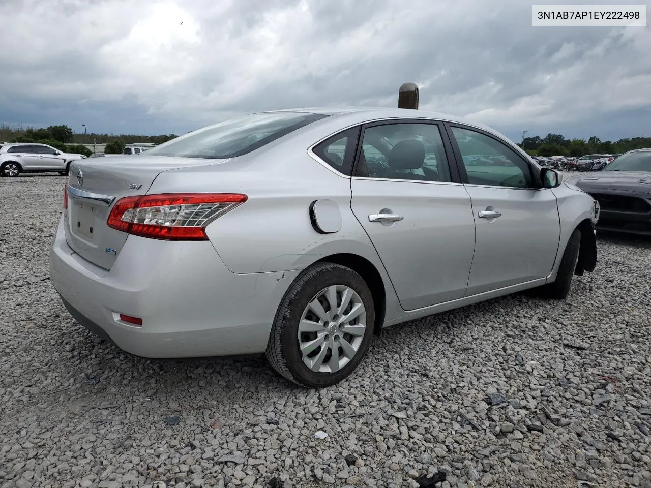 2014 Nissan Sentra S VIN: 3N1AB7AP1EY222498 Lot: 73032364