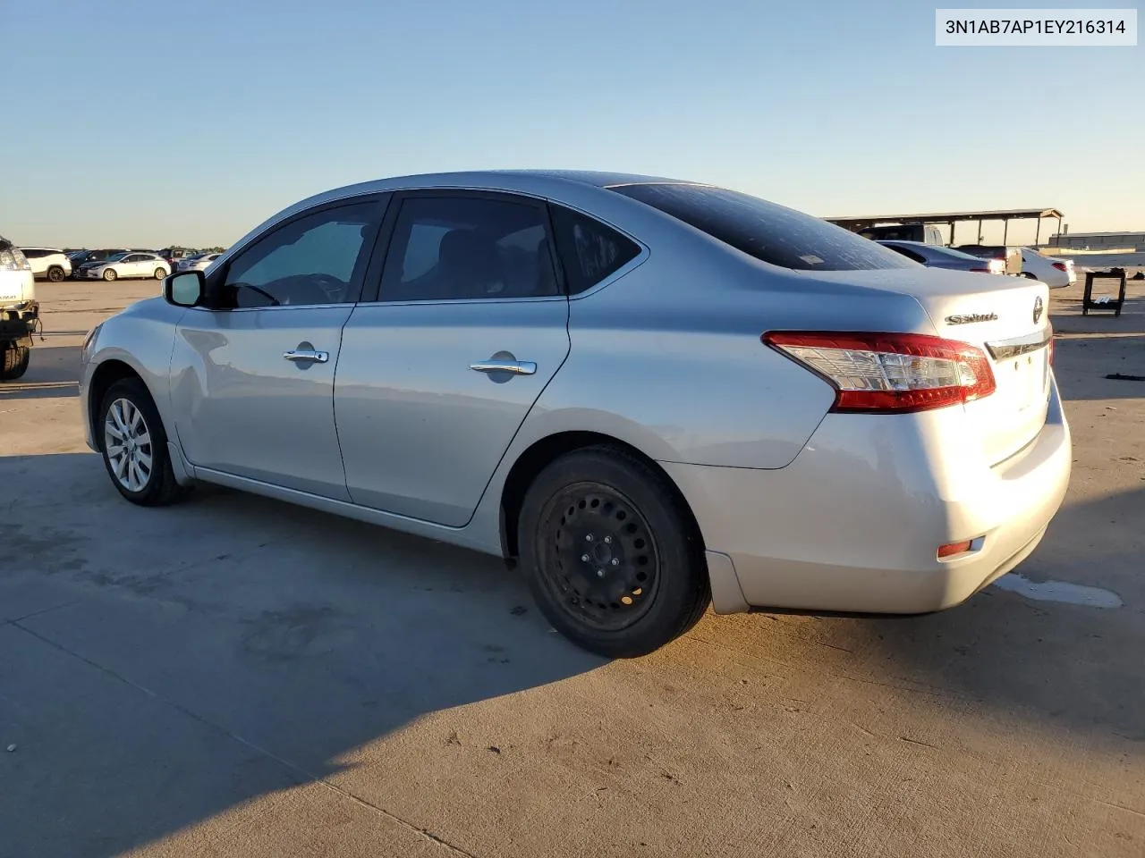 2014 Nissan Sentra S VIN: 3N1AB7AP1EY216314 Lot: 73139584