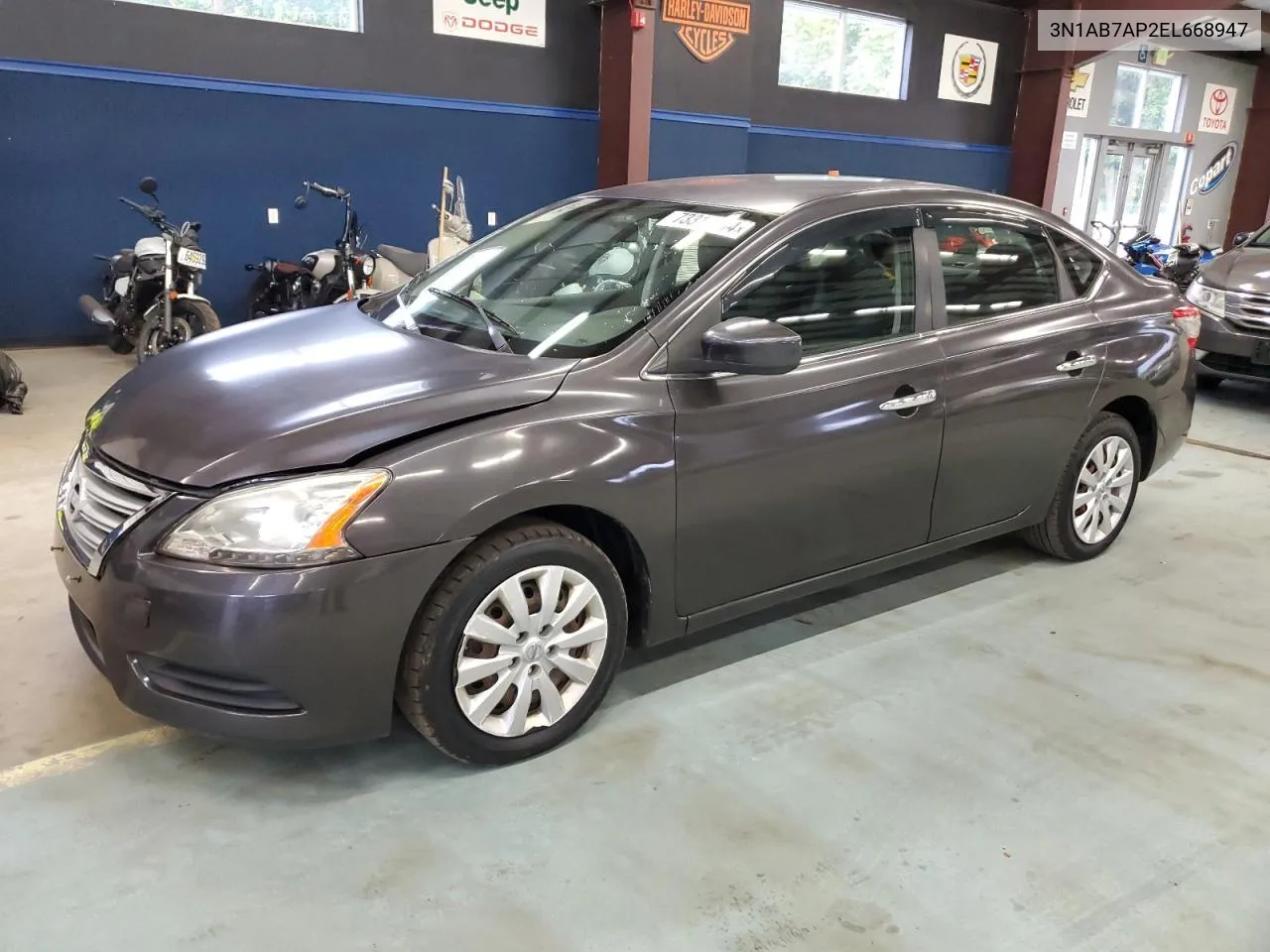 3N1AB7AP2EL668947 2014 Nissan Sentra S