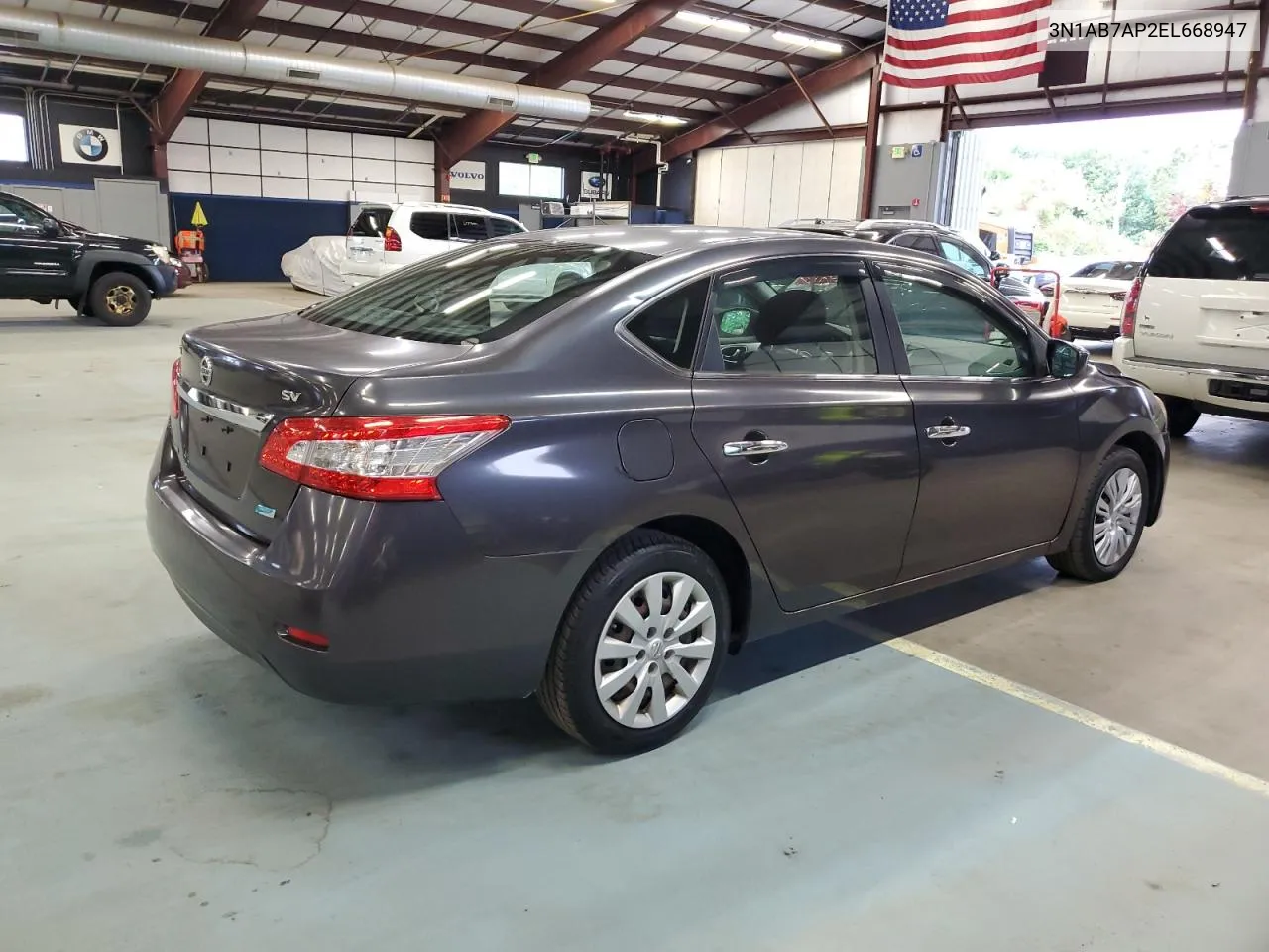 2014 Nissan Sentra S VIN: 3N1AB7AP2EL668947 Lot: 73317834