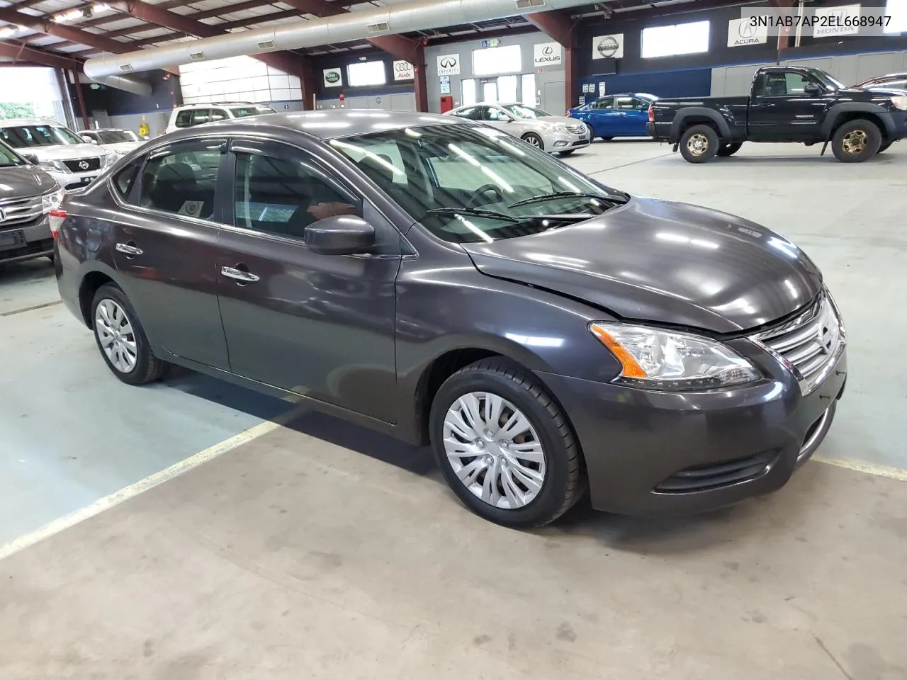 3N1AB7AP2EL668947 2014 Nissan Sentra S