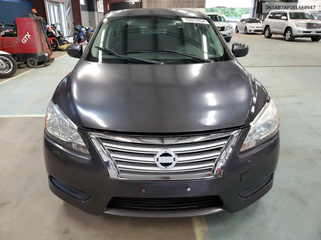 2014 Nissan Sentra S VIN: 3N1AB7AP2EL668947 Lot: 73317834