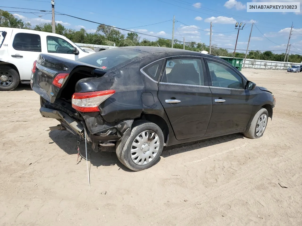 2014 Nissan Sentra S VIN: 3N1AB7APXEY310823 Lot: 73380684