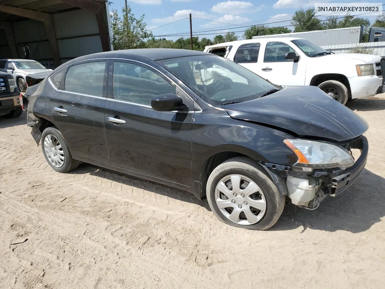 2014 Nissan Sentra S VIN: 3N1AB7APXEY310823 Lot: 73380684