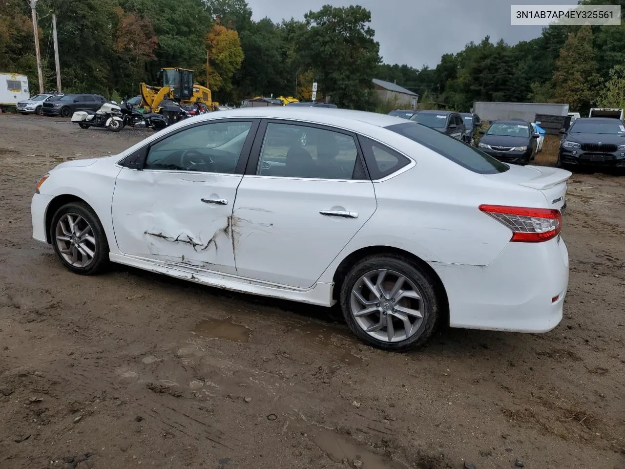 2014 Nissan Sentra S VIN: 3N1AB7AP4EY325561 Lot: 73481544