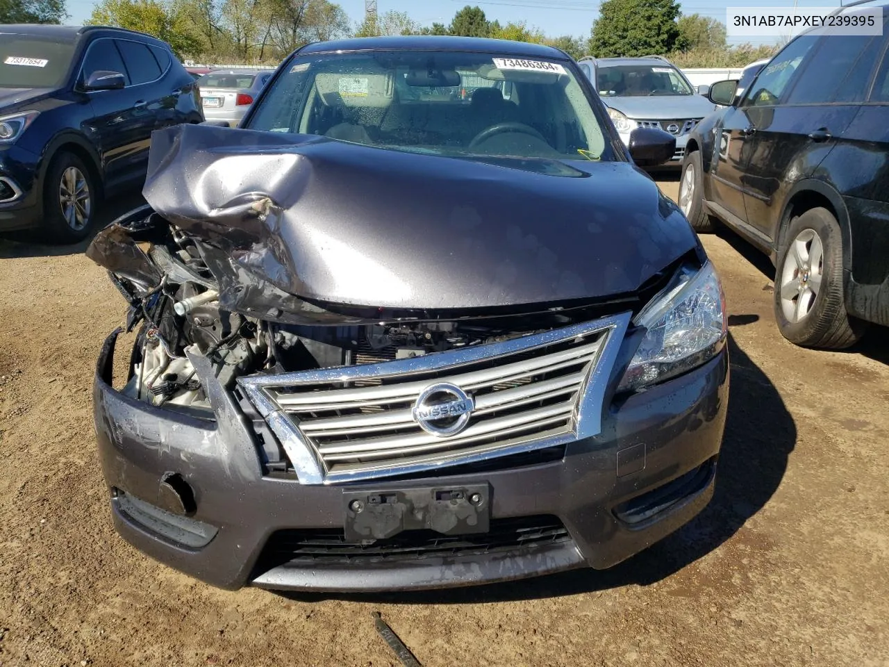 3N1AB7APXEY239395 2014 Nissan Sentra S