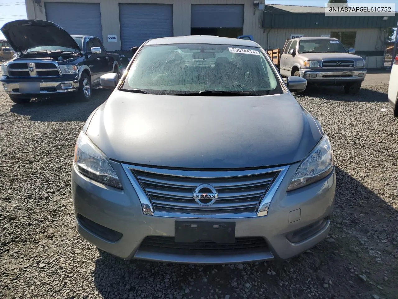 2014 Nissan Sentra S VIN: 3N1AB7AP5EL610752 Lot: 73614414