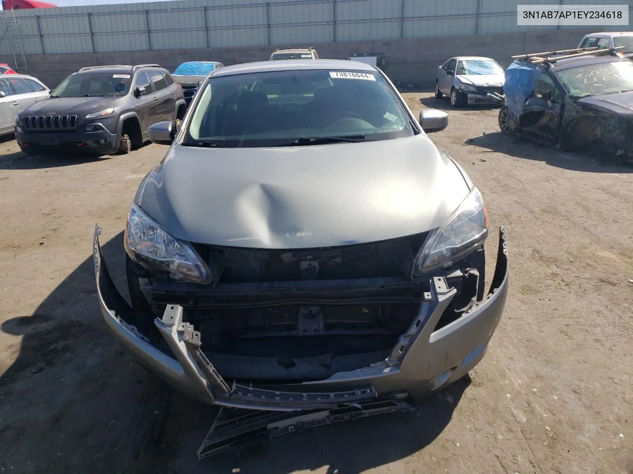 2014 Nissan Sentra S VIN: 3N1AB7AP1EY234618 Lot: 73816044