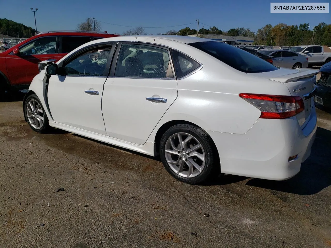 2014 Nissan Sentra S VIN: 3N1AB7AP2EY287585 Lot: 74120434