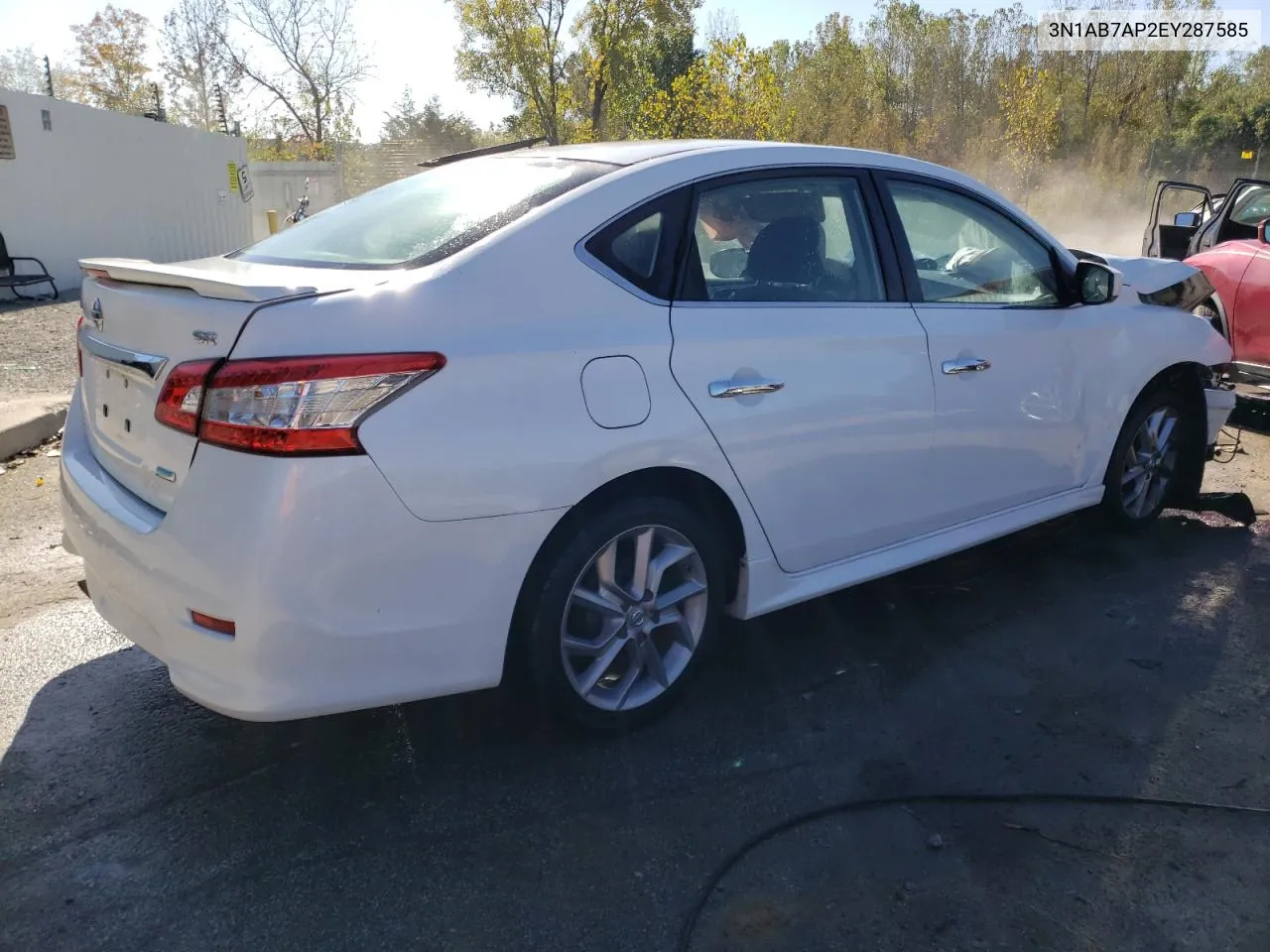 2014 Nissan Sentra S VIN: 3N1AB7AP2EY287585 Lot: 74120434