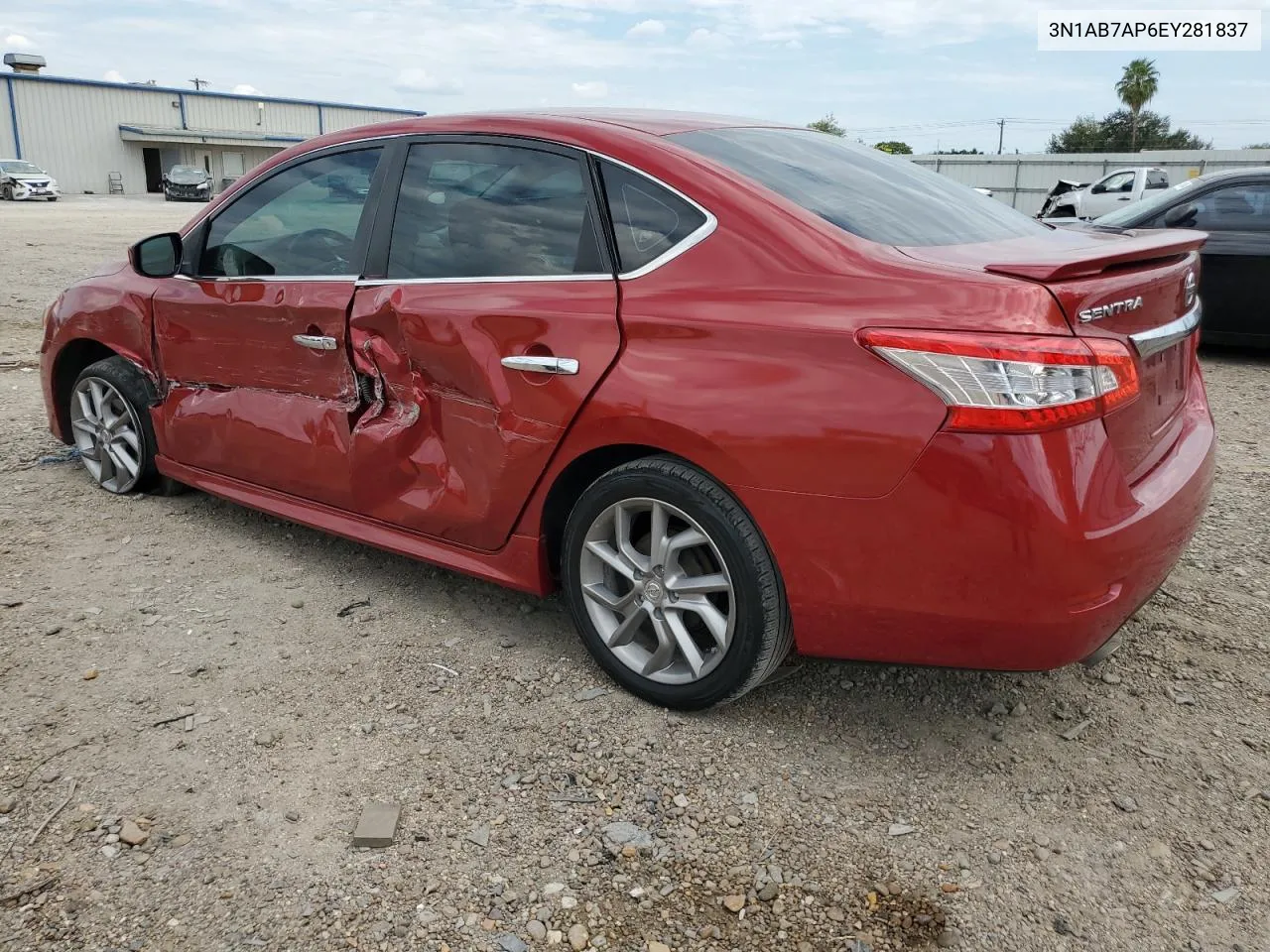 2014 Nissan Sentra S VIN: 3N1AB7AP6EY281837 Lot: 74351434