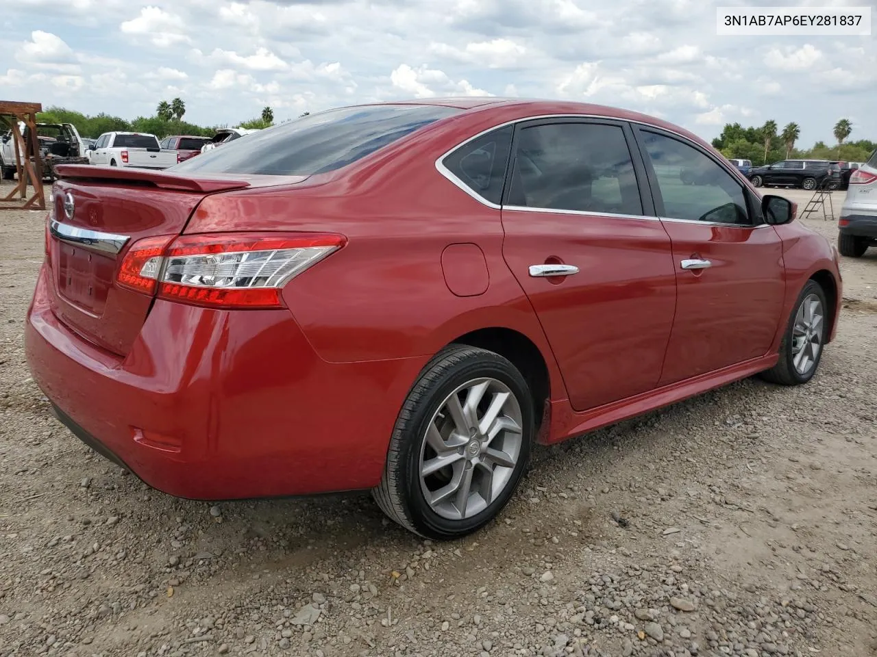 2014 Nissan Sentra S VIN: 3N1AB7AP6EY281837 Lot: 74351434