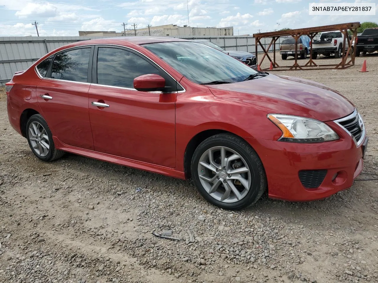 2014 Nissan Sentra S VIN: 3N1AB7AP6EY281837 Lot: 74351434