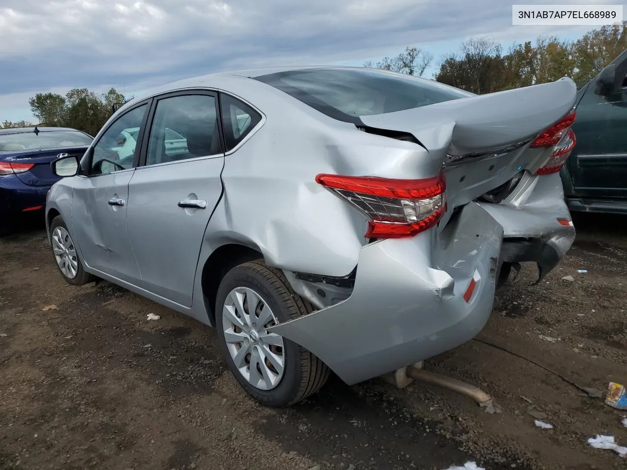 3N1AB7AP7EL668989 2014 Nissan Sentra S