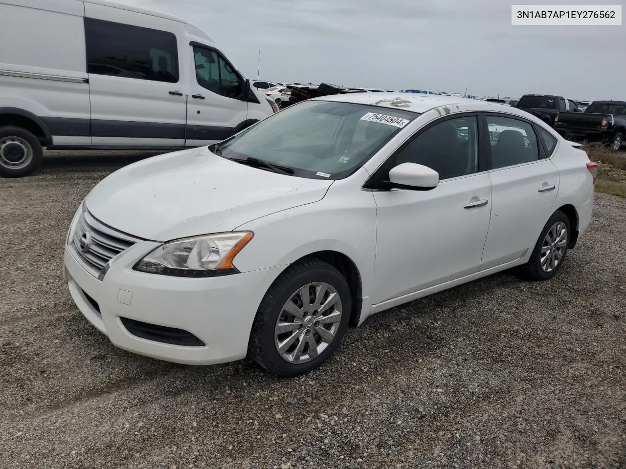 2014 Nissan Sentra S VIN: 3N1AB7AP1EY276562 Lot: 75404504