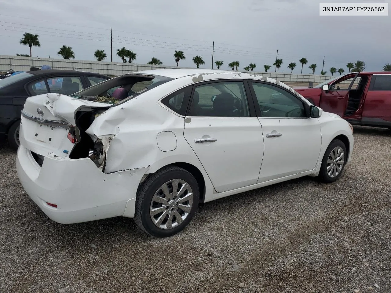 2014 Nissan Sentra S VIN: 3N1AB7AP1EY276562 Lot: 75404504