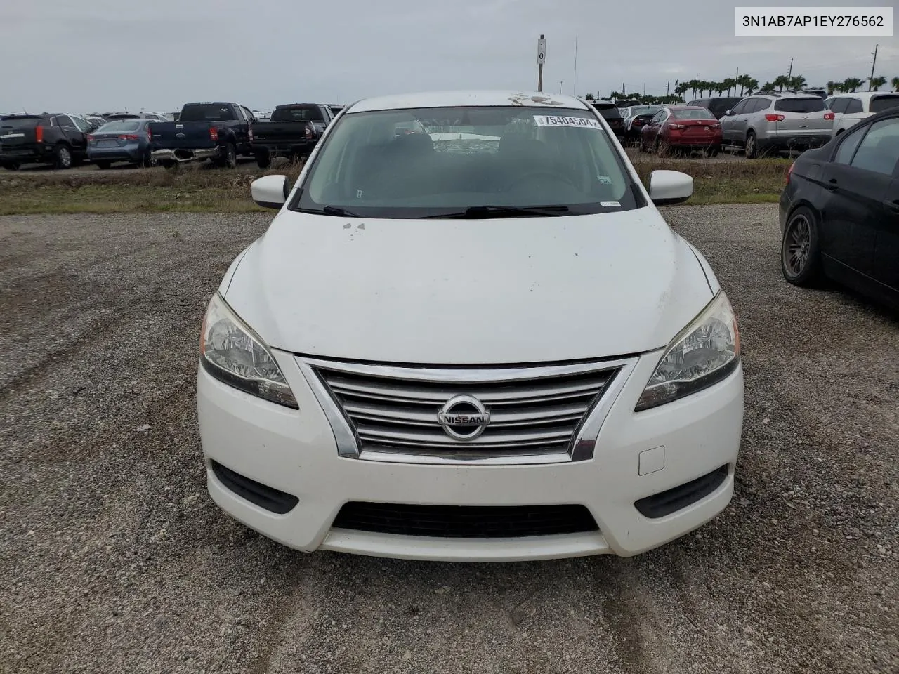 2014 Nissan Sentra S VIN: 3N1AB7AP1EY276562 Lot: 75404504