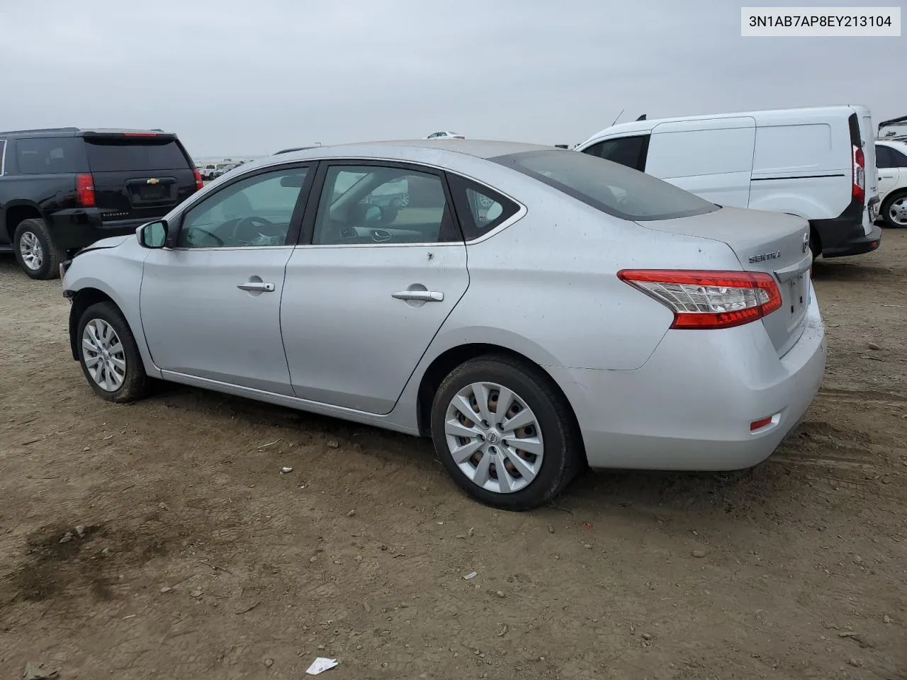 2014 Nissan Sentra S VIN: 3N1AB7AP8EY213104 Lot: 76209774