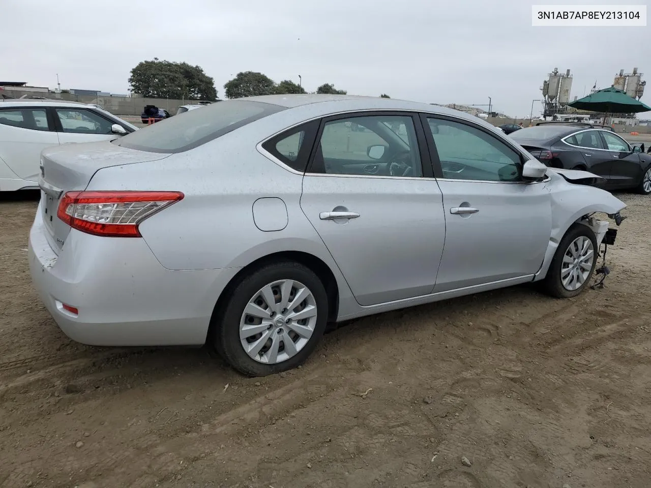 2014 Nissan Sentra S VIN: 3N1AB7AP8EY213104 Lot: 76209774