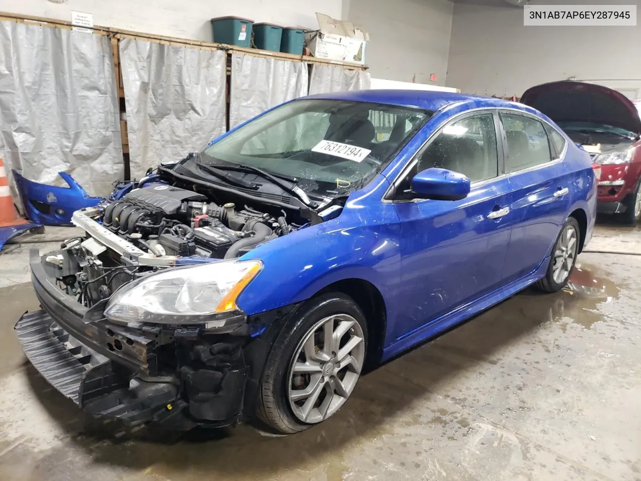 2014 Nissan Sentra S VIN: 3N1AB7AP6EY287945 Lot: 76312194